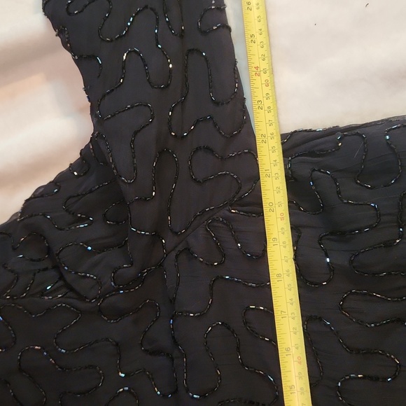 STUDIO pennington's Vintage Handbeaded black and white blazer - Picture 2 of 11